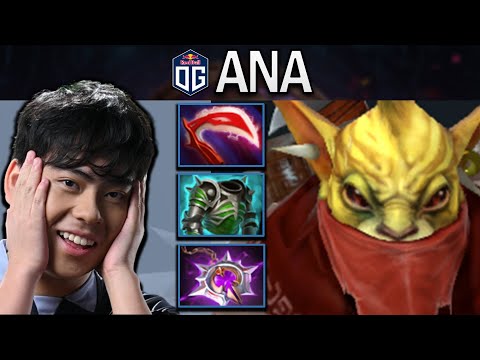 OG.ANA SMURF BOUNTY HUNTER WITH 20 KILLS AND NULLIFIER - DOTA 2 GAMEPLAY
