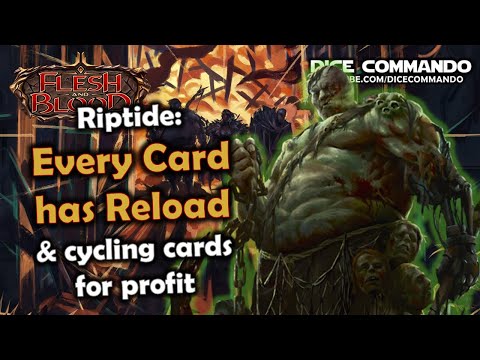 Riptide: Every card has Reload & Cycling cards for Profit | Flesh and Blood TCG | Go Again! Ep324