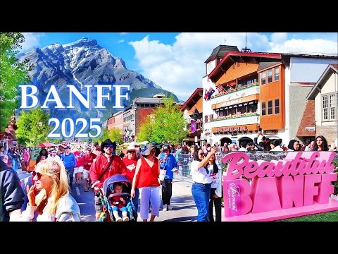 Banff Canada 2025 - Prettiest Canadian Town | 4K Walking Tour