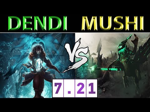 Dendi [Kunkka] vs Mushi [OD] ► SEA Ranked ► Dota 2 7.21