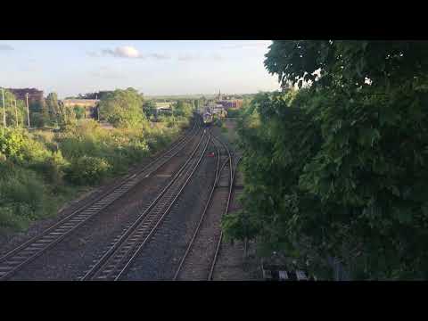 Freightliner 66599 passing Bennochy bridge Kirkcaldy with a great two tone 24/05/20