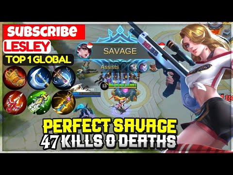 Deadly Sniper Lesley Aggressive Gameplay-Top 1Global Lesley by °-Mobile Legends
