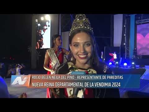 San Carlos - Rocío Belén Neila Del Pino es la nueva Reina Departamental de la Vendimia 2024