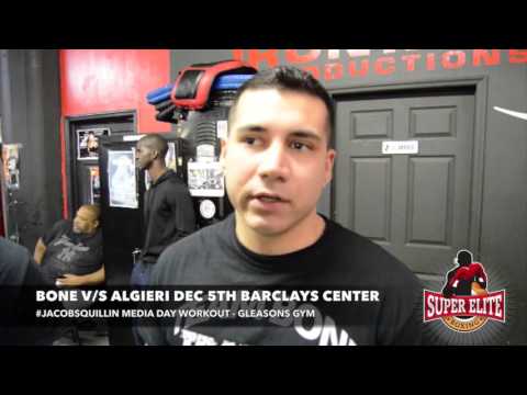 ERICK BONE MEDIA DAY WORKOUT - SUPER ELITE BOXING