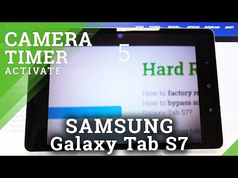 How to Allow Camera Timer in SAMSUNG Galaxy Tab S7 – Camera Settings