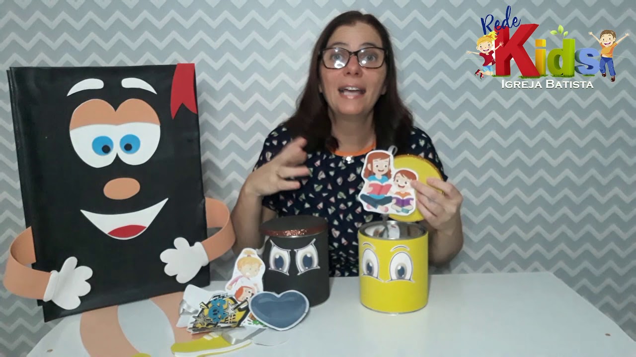 As parábolas de Jesus -  parábola da candeia ou lamparina / Rede Kids - Igreja Batista (semana1)