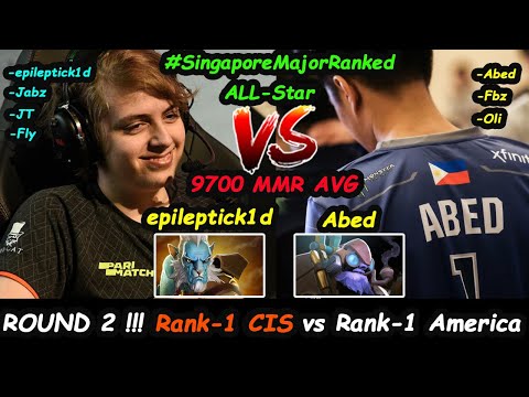 Round 2 !!  Abed vs epileptick1d - Singapore Major All-Star Ranked Match Dota 2 pro Gameplay