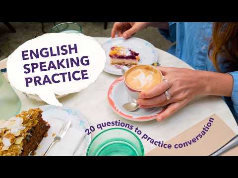 English Speaking Practice | Introducing yourself at a cafe