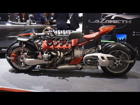This Maserati V8-powered motorcycle has 4 wheels