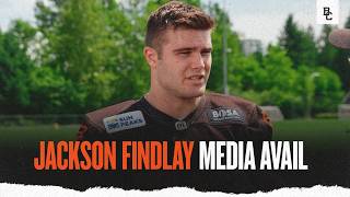 BC Lions Defensive Back Jackson Findlay | Media Avail | Jun.23.26