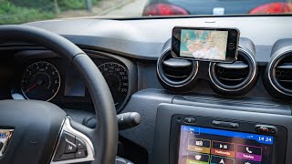 Uchwyt, mocowanie do telefonu Dacia Duster 2017-19 (DD4) - RoundMount.pl
