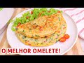Omelete Simples e Rápido com Queijo e Tomate: Uma Receita Prática