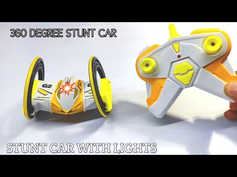 Remote Control 360 Degree Stunt Car Unboxing And Testing
