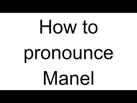 How to Pronounce Manel (Spanish)