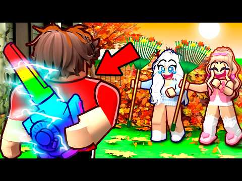 I Pretended to be a NOOB Then Raked a TRILLION LEAVES...