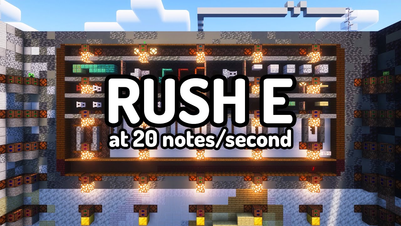 Rush E in Minecraft Like You've NEVER Heard Before