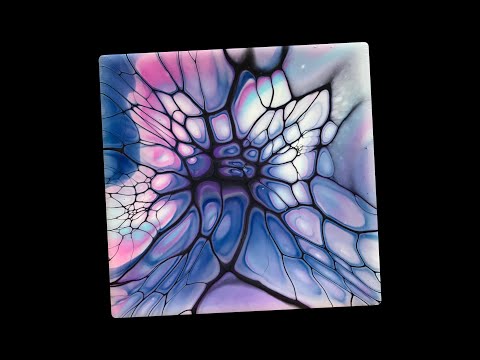 (367) How to Create the Bloom Technique in Acrylic Pouring ~ Acrylic Fluid Painting