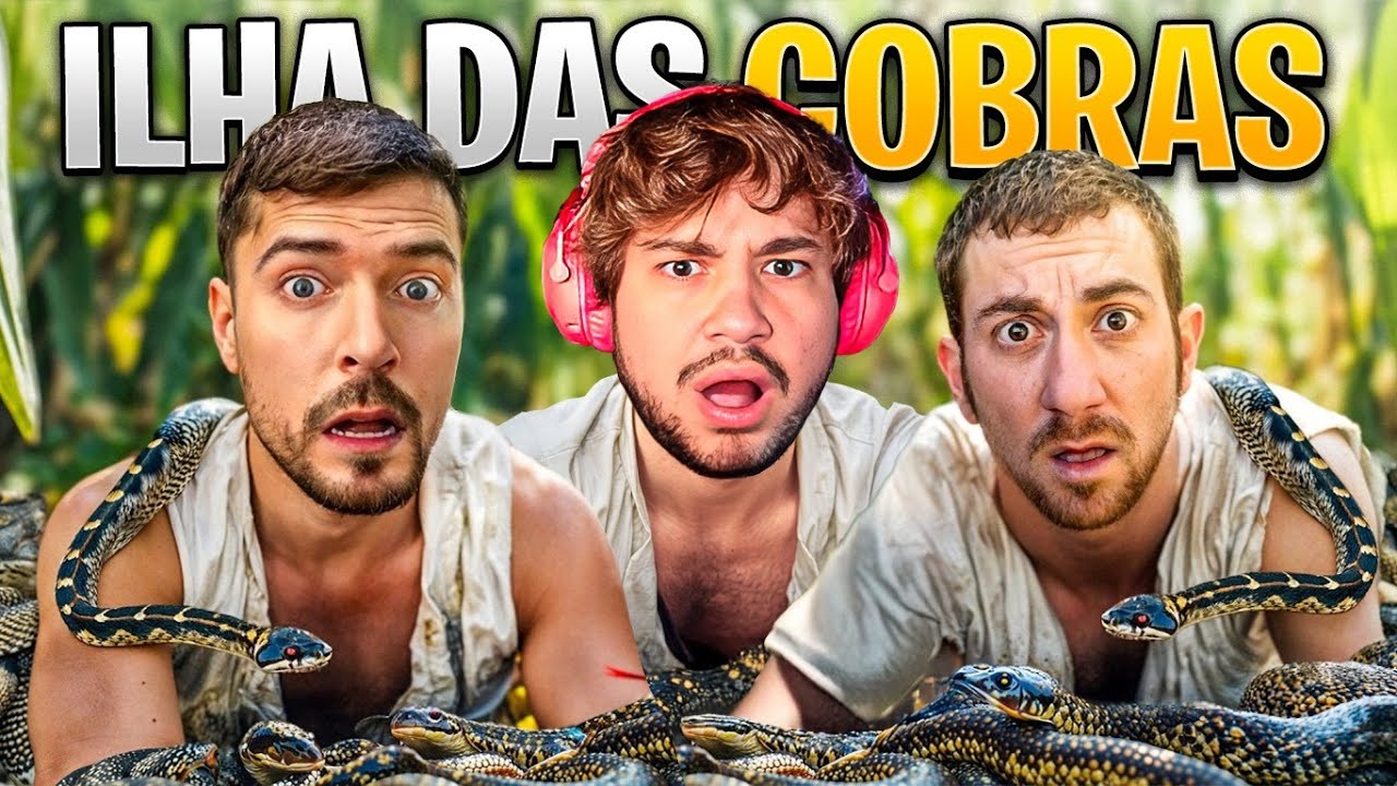 UMA ILHA PROIBIDA NO BRASIL com 10 MIL COBRAS! - React Drew Binsky