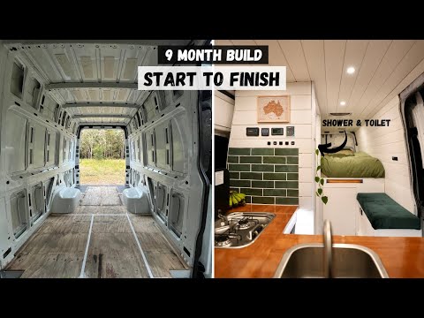 DIY Camper Van Conversion | Full Build Timelapse