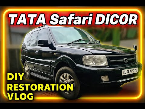 TATA SAFARI DICOR 2.2 VX Restoration modified  SUV ( VLOG )