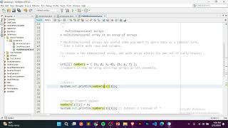 Java Part 24 - Multi-Dimensional Array for begginers