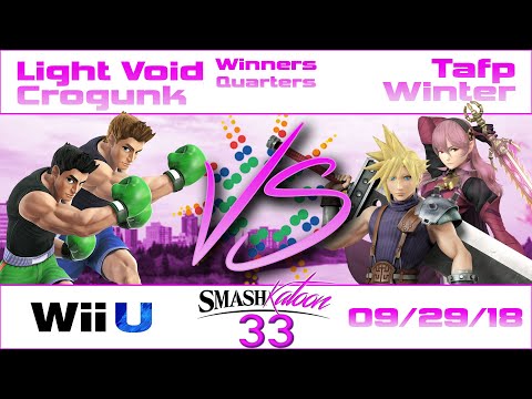 LightVoid & Crogunk (Green) vs Tafp & Winter (Blue) - Winners Quarters - Smashkatoon 33 WiiU Doubles