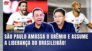 "EU NÃO ESPERAVA! O SÃO PAULO É O LÍDER e É ASSOMBROSO como..." VITÓRIA sobre o GRÊMIO é ELOGIADA!
