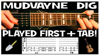 Mudvayne Dig Guitar Lesson with Chords and TAB Tutorial
