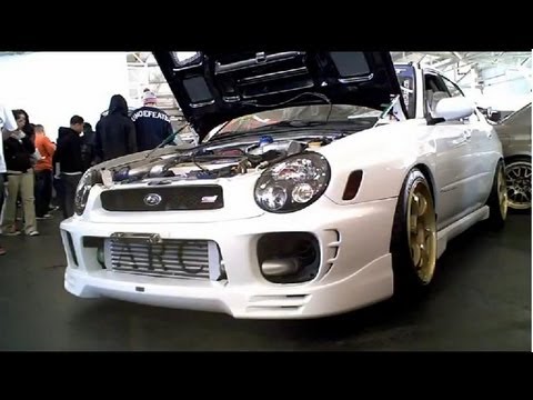 2002 Subaru Impreza WRX Sti sedan on Advan RG-D's+Cusco Zero 2R coilovers+ Project Mu BBK