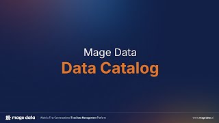 Data Catalog