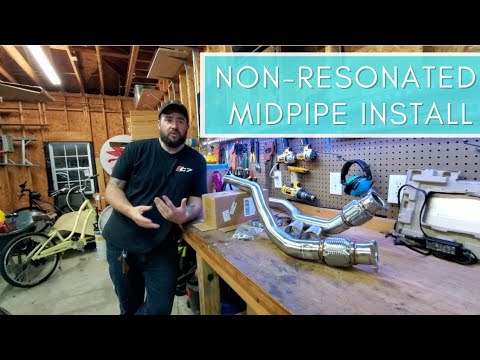 3.0T Can Auto Performance Non-Resonated Midpipes Install on my C7 A6!