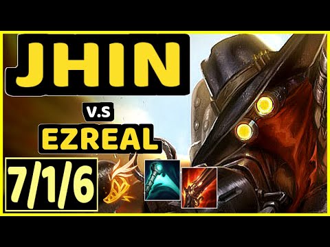 BRTT (JHIN) vs EZREAL - 7/1/6 KDA BOTTOM ADC CHALLENGER GAMEPLAY - BR