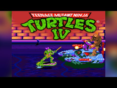 Teenage Mutant Ninja Turtles IV: Turtles in Time - longplay fullplay - Konami, 1992 - SNES TMNT 4