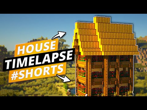 SKYROAD Timelapse - Savanna House in Minecraft: Timelapse