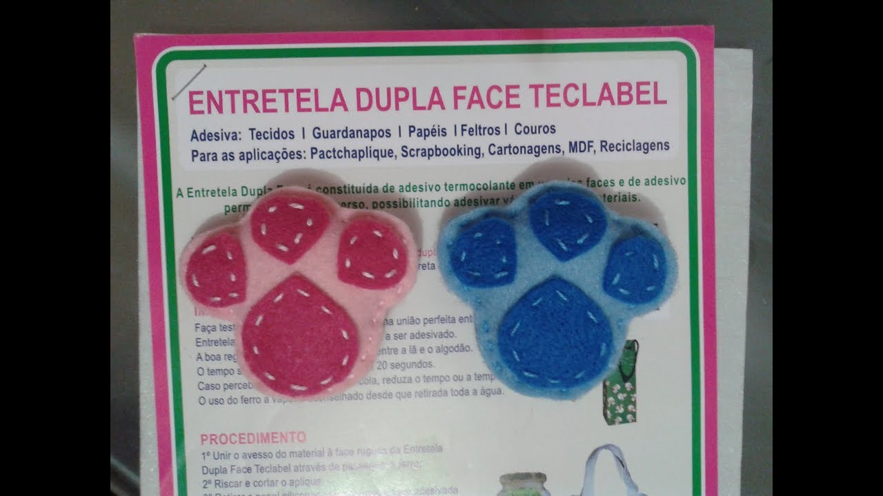 Como fazer e adesivar Patinhas de coelho