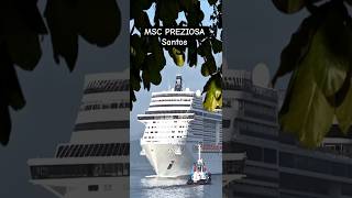 MSC PREZIOSA  Santos  cruzeironavio carnaval Argentina Uruguai  @cruzeiros2025   #shorts