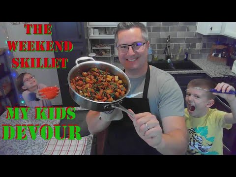 Sausage, Potato & Leek Skillet (with SECRET ingredient)