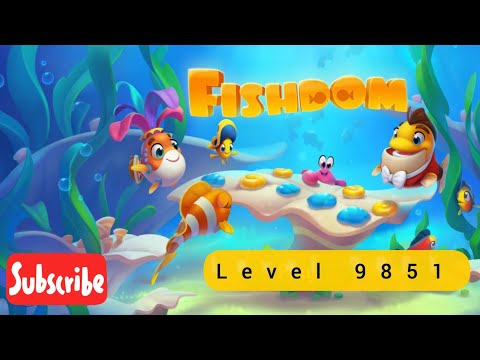 Fishdom game level 9851 #fishdom #youtube
