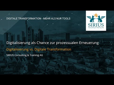 Digitalisierung als Chance zur prozessualen Erneuerung: Digitalisierung vs. Digitale Transformation