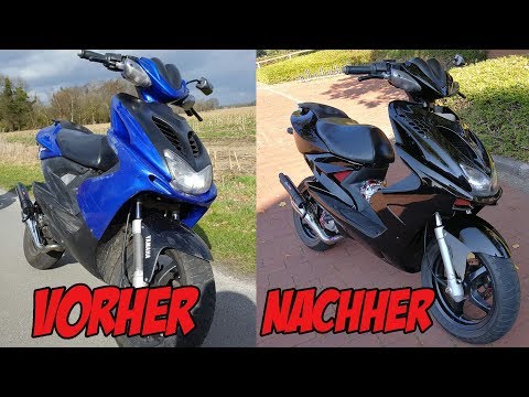 BlackWidow 70ccm Umbau,Vorstellung und Erklärung | Yamaha Aerox StreetRox2