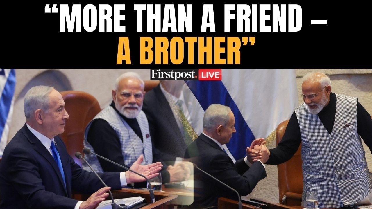 PM Modi in Israel LIVE: Netanyahu Calls PM Modi ‘More Than a Friend, a Brother’ in Knesset Address