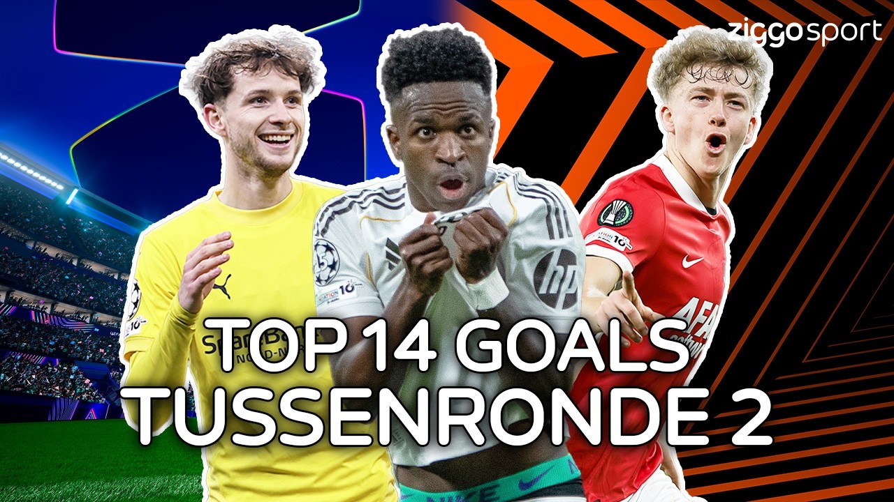 DE MOOISTE GOALS VAN DE TUSSENRONDE!🔥 | TOP 14 - CHAMPIONS LEAGUE, EUROPA LEAGUE & CONFERENCE LEAGUE