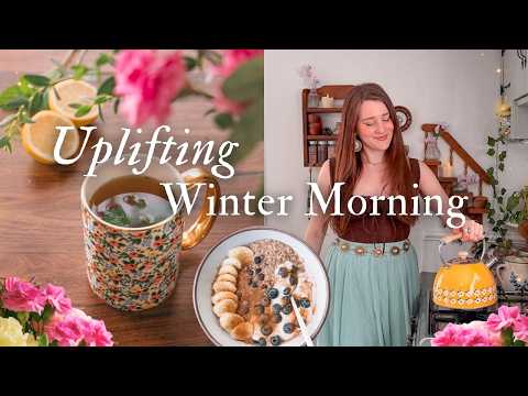 how I'm getting through the winter blues 🌨️ cozy & uplifting morning routine
