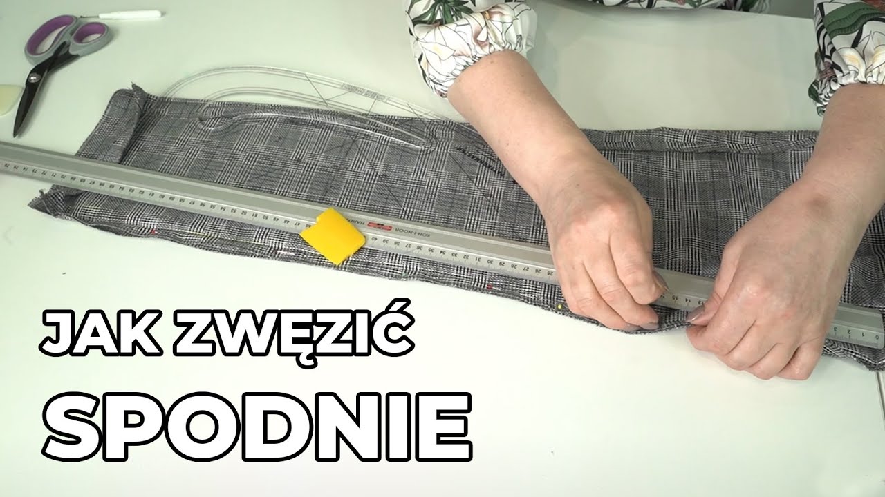 Jak zwęzić spodnie Zwężanie nogawek, poprawki krawieckie