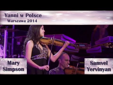 Mary Simpson i Samvel Yervinyan z Yanni w Polsce 2014