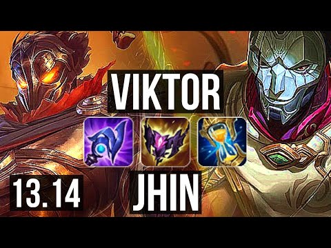 VIKTOR vs JHIN (MID) | 5/1/13, 1100+ games, 1.3M mastery | KR Master | 13.14