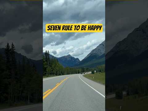 7 rule to be happy #motivation #inspiration #happy