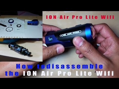 ION Air Pro Lite Wi-Fi Action Camera 1011L - How to disassemble the Camera and Replace battery.