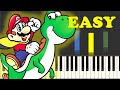 Super Mario World Theme Song On Piano EASY
