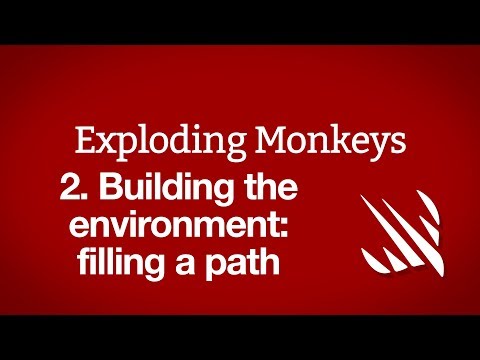 Building the environment: SKTexture and filling a path – Exploding Monkeys, part 2
